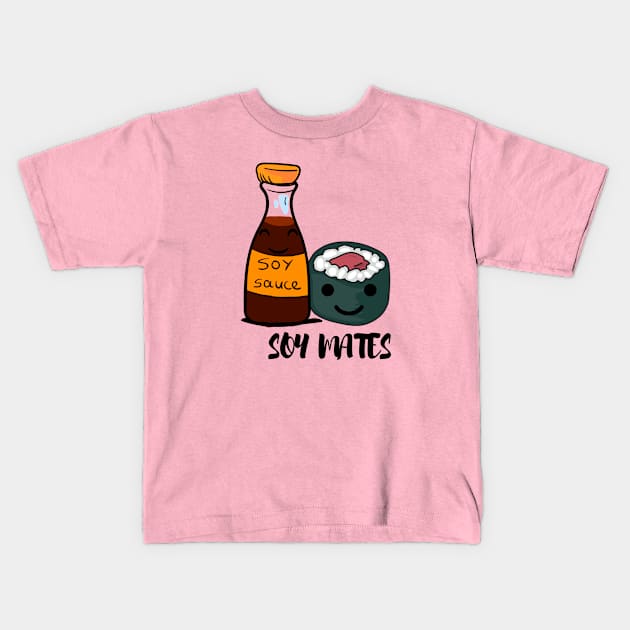 Soy Mates - Pun Kids T-Shirt by Express YRSLF